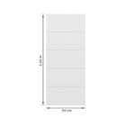 Porta de Madeira Pivotante Direito e Esquerdo Branca 230x90cm Sarrafeada com Batente 15 a 23cm Lucerna Plus Ipumirim