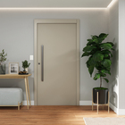 Porta de Madeira Pivotante Direito e Esquerdo Capuccino 210x100cm Sarrafeada com Batente 12cm Vivace Plus Lisa Artens