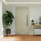 Porta de Madeira Pivotante Direito e Esquerdo Fendi 210x100cm Sarrafeada com Batente 12cm Vivace Plus Lisa Artens