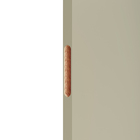 Porta de Madeira Pivotante Direito e Esquerdo Fendi 210x100cm Sarrafeada com Batente 12cm Vivace Plus Lisa Artens