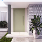 Porta de Madeira Pivotante Direito e Esquerdo Fendi 210x100cm Sarrafeada com Batente 12cm Vivace Plus Lisa Artens