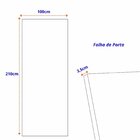 Porta De Madeira Sarrafeada 210x100cm Friso 14 Jb Portas Curu