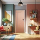 Porta De Madeira Sarrafeada 210x102cm Friso 6 Jb Portas Angel