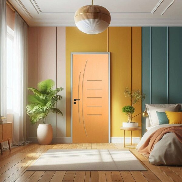 Porta De Madeira Sarrafeada 210x90cm Friso 12 Jb Portas Tauari