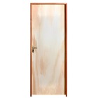 Porta De Madeira Semi-oca Amescla Lisa Bat 11 Cm Misto Fech E