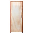 Porta De Madeira Semi-oca Amescla Lisa Batentes De 11 Cm Mist