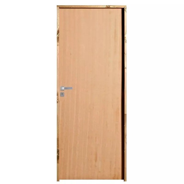 Porta De Madeira Semi-oca Padrão Angelim Lisa Bat.11 Cm Eco F