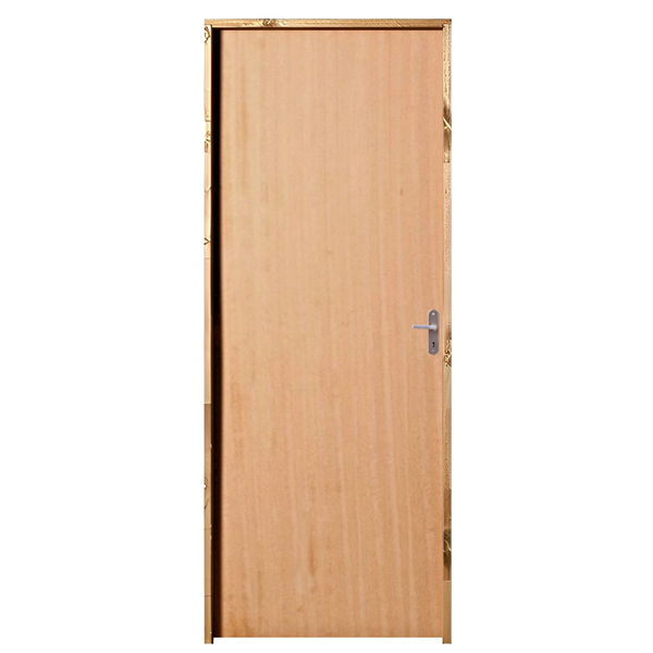 Porta De Madeira Semi-oca Padrão Angelim Lisa Bat.14 Cm Eco F