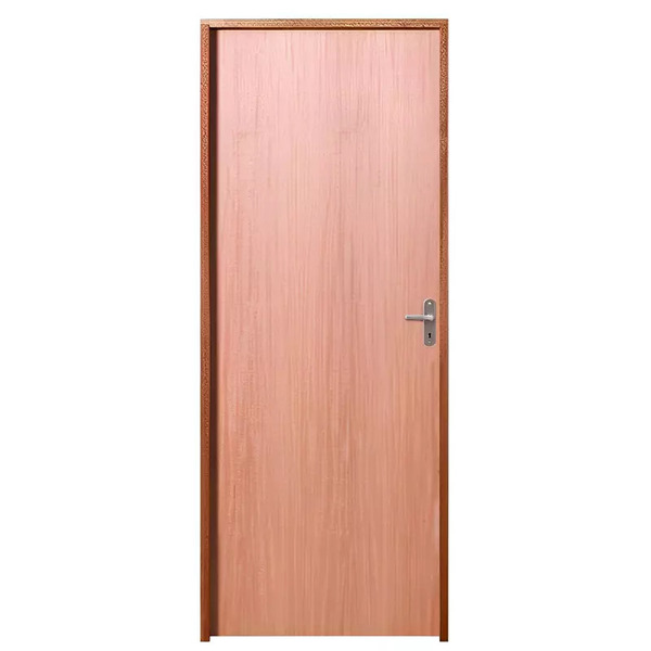 Porta De Madeira Semi-oca Padrão Curupixá Lisa Bat.11 Cm Eco