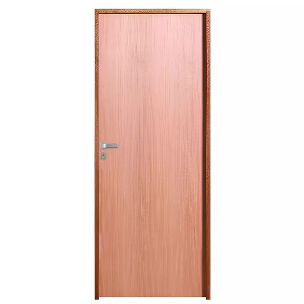 Porta De Madeira Semi-oca Padrão Curupixá Lisa Bat.14 Cm Eco