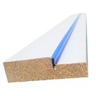 Porta De Madeira Semi-oca Primer Lisa Batentes De 11 Cm Eco F