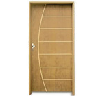 Porta De Madeira Semi-sólida Frisada Completa 2.15x0.76 Lado