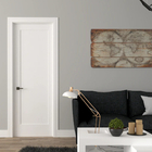 Porta De Madeira Tipo Abrir 1 Painel Primer Branco Goede 80x2