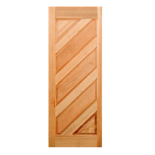 Porta De Madeira Topazio Diagonal Maciça Cedro Arana Casmavi