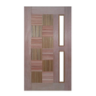 Porta De Madeira Tropical P/vidro Maciça Cedro Arana Casmavi