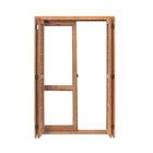 Porta De Madeira Veneziana 216cmx140cmx14cm Pe521 Esel Eucali