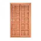 Porta De Madeira Veneziana 216cmx140cmx14cm Pe521 Esel Natural