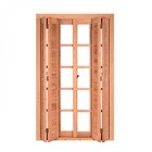 Porta De Madeira Veneziana 216cmx140cmx14cm Pe521 Esel Natural