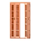 Porta De Madeira Veneziana 216cmx140cmx14cm Pe541 Esel Natural