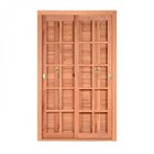 Porta De Madeira Veneziana 216cmx160cmx14cm Pe521 Esel Natural