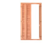 Porta De Madeira Veneziana 216cmx160cmx14cm Pe541 Esel Natural