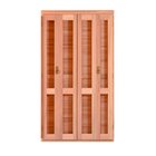 Porta De Madeira Veneziana 216cmx160cmx14cm Pe541 Esel Natural