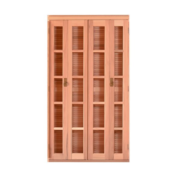 Porta De Madeira Veneziana 216cmx160cmx14cm Pe541 Esel Natural