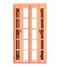 Porta De Madeira Veneziana 216cmx180cmx14cm Pe541 Esel Natural