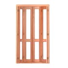 Porta De Madeira Veneziana 216cmx200cmx14cm Pe541 Esel Natural