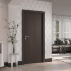 Porta de MDF De Giro Direito e Esquerdo 210x60cm Sarrafeada Com Batente 7,5 a 15cm com Guarnição Lisa Concrem Wood