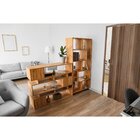 Porta De Pvc Sanfonada 210x85cm Permatti Imbuia Marrom