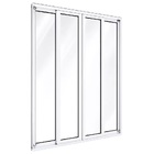 Porta De Sacada De Correr De Alumínio Branco 4 Folhas Cmc Esq