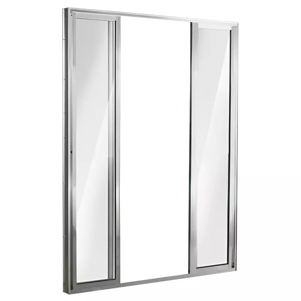 Porta De Sacada De Correr De Alumínio Brilhante 4 Folhas Cmc