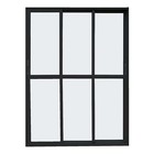 Porta De Sacada De Correr De Alumínio Preto 3 Folhas Móveis A