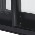 Porta De Sacada De Correr De Alumínio Preto 3 Folhas Móveis A