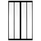 Porta De Sacada De Correr De Alumínio Preto 4 Folhas Cmc Clas