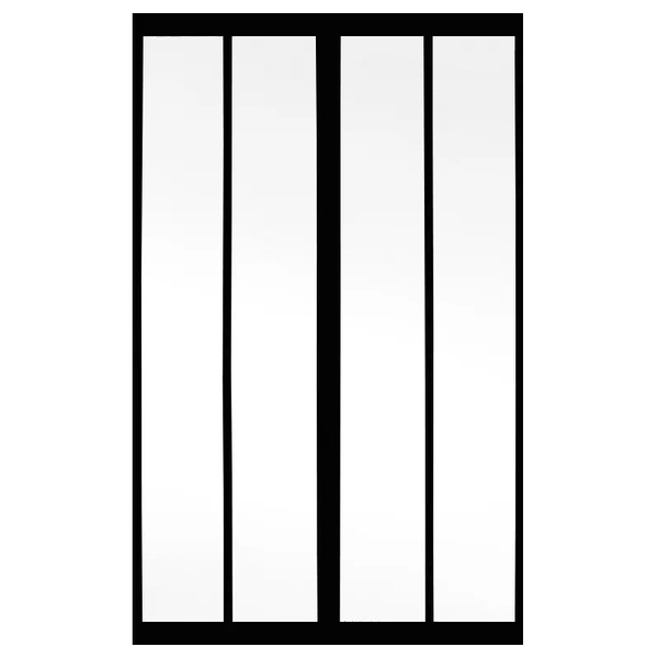 Porta De Sacada De Correr De Alumínio Preto 4 Folhas Cmc Clas