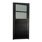 Porta De Sala Super Vidro Boreal 210cm X 86cm Brimak Preto