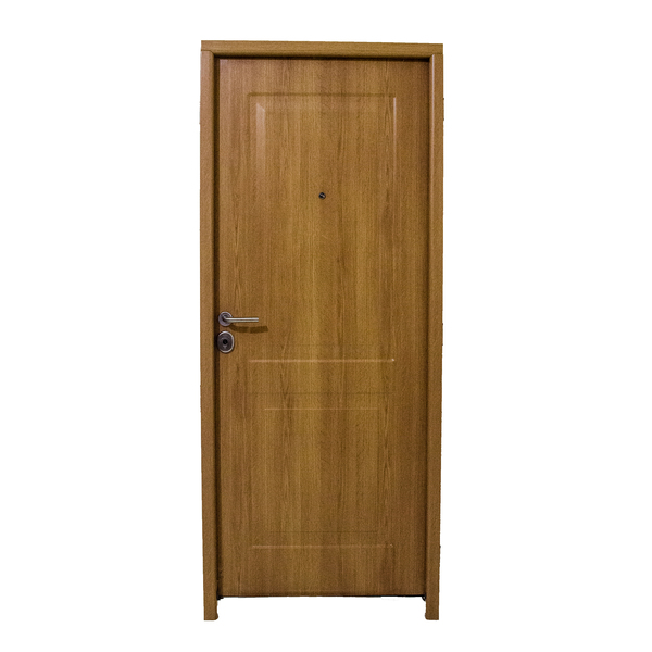 Porta de Segurança de Giro Metal Pintura Eletrostática Carvalho Lado Direito 2,10x0,82m THT