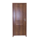 Porta de Segurança de Giro Metal Pintura Eletrostática Carvalho Velho Lado Direito 2,10x0,82m THT