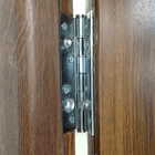 Porta de Segurança de Giro Metal Pintura Eletrostática Carvalho Velho Lado Esquerdo 2,10x0,82m THT