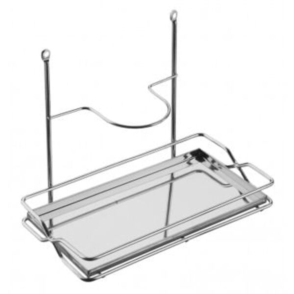 Porta Detergente Com Bandeja Inox