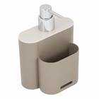 Porta Detergente e Esponja Flat 500ml Bege Coza