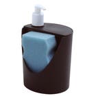 Porta Detergente e Sabão Plástico 18x12x11 10837 Preto Brinox