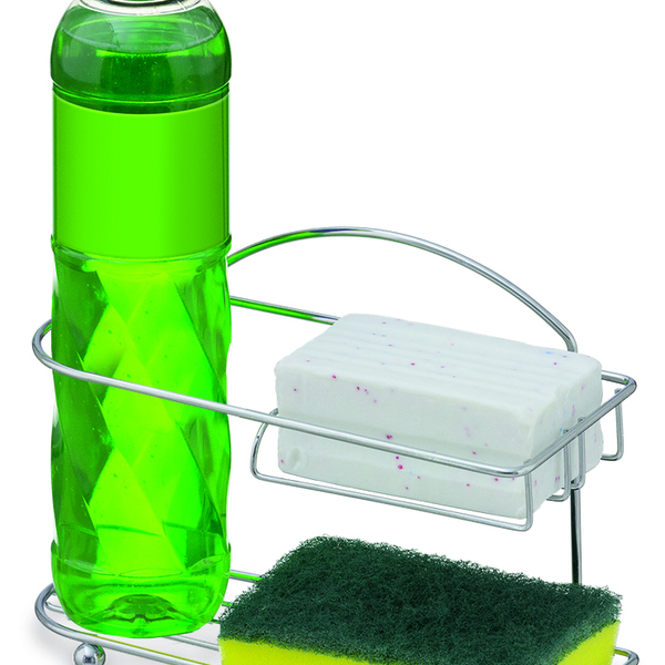 Porta Detergente Esponja  Bucha Sabão Organizador Pia Cozinha
