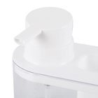 Porta Detergente Plástico Branco e Incolor 13x7,7x18cm Arthi