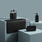 Porta Detergente Preto Aço Inox 21,4x8,8x8cm Casual Delinia