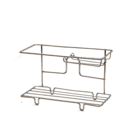 Porta Detergentes Wire Branco