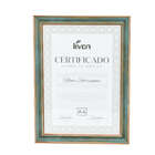 Porta Diploma Moldura Tamanho A4 Foto Retrato 21 X 29 Cm Verd