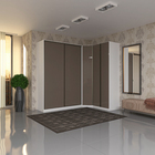 Porta dobradica 40cm Gianduia brilho